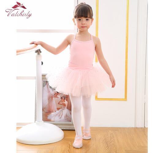New Ballet Bodysuit Girls Dance Costumes Kids Leotard Tutu Ballerina Sparkled Ballet Clothing for girls