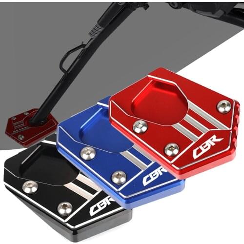 Motorcycle Side Stand Pad Plate Kickstand Shoes Enlarger Support Extension FOR HONDA CB650R CBR650R CBR500R CB CBR 650 500 R