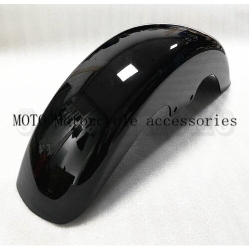 Motorcycle Front Fender Mudguards Cover Gloss Black ABS Plastic For Harley Softail Fat Boy FLSTFB FLSTF 2006-2015 2016 2017