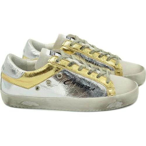 CANGMA Luxury Brand Men Designer Sneakers s Casual Shoes Silver Genuine Leather Suede Famous Footwear Male Vintage