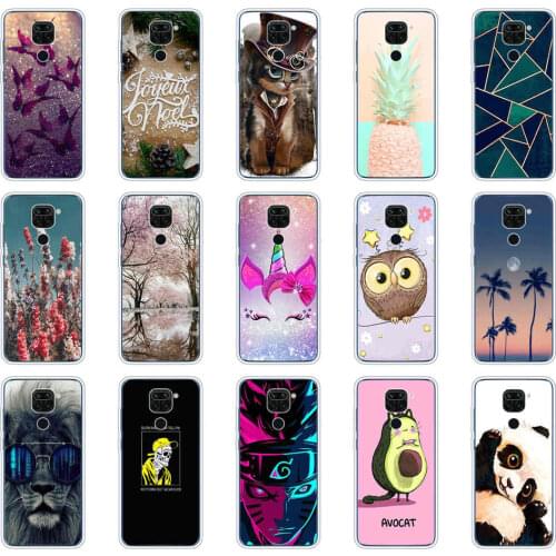 Phone Case For Xiaomi Redmi Note 9 Case 6.53'' Soft Silicone TPU Back Cover for Xiaomi Redmi Note 9 Pro 9Pro Case Coque Fundas