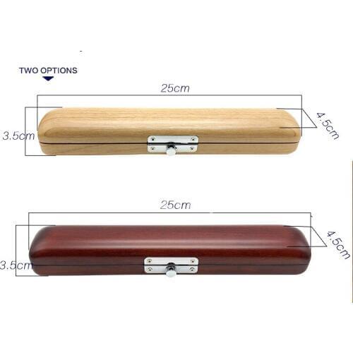 Wood Flute Head Joint Case Wooden Storage Box Flute Mouthpiece Accessories