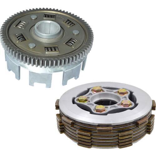 Motorcycle Clutch Parts Drum Hub Assembly With Widen Friction Pressure Plate For Honda CRF230 CRF 230 Brasil 7pcs Friction Disc