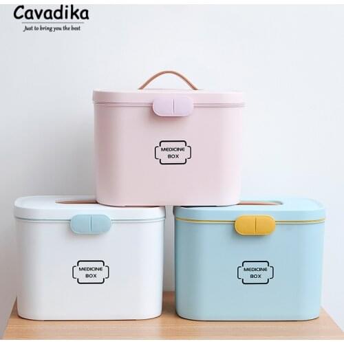 2021 Home Medicine Organizer Storage Organizer Family Multifunctional Medicine Storage Box Portable First Aid Kit Medical Kit
