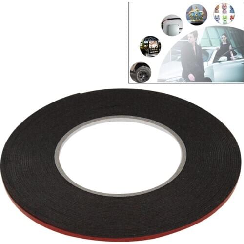 Sponge Double Sided Adhesive Sticker Tape 3mm Length: 10m Widely used for mobile phone repair, auto smooth surface
