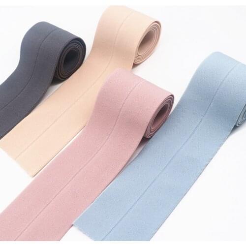 6cm Fold Over Elastic Band Loose Belt Rubber Band Dress Lace Trim Sewing Edging Waist Elastic Bands Clothing Accessories 1meter