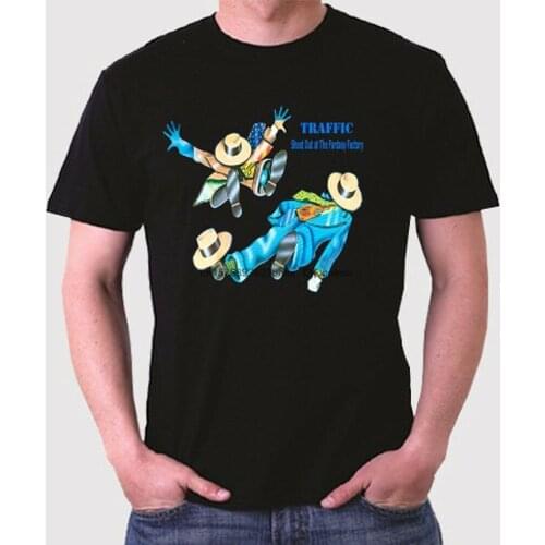 New Traffic Shoot Out at The Fantasy Factory Mens Black T-Shirt Size S to 3XL