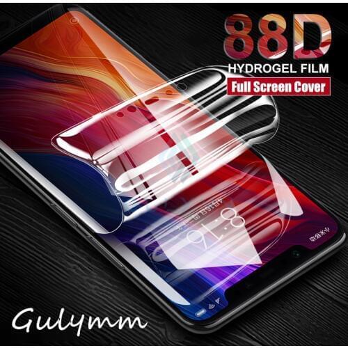 88D HD Screen Protector For Xiaomi Mi 9 9T A3 Mix 3 Note 10 Lite Redmi Note 7 8 8T Pro 9 9S Hydrogel Film For Redmi K30 K20