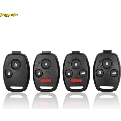 Jingyuqin New Remote Car Key Shell for HONDA Accord CRV Pilot Civic Fit Key Case Cover Fob 2 No Blade 2/3 Buttons Styling