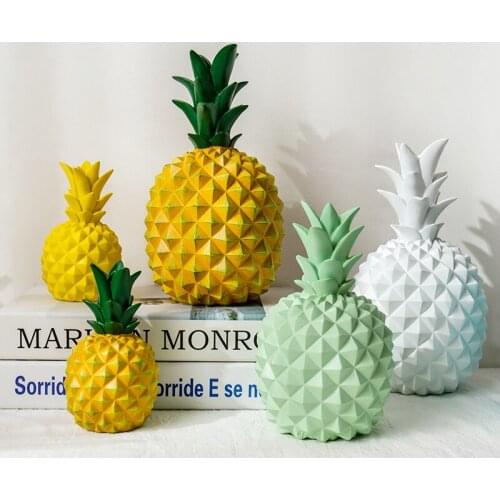 Piggy bank Storage tank Home Decoration Desktop ornaments Send a Gift Modern simplicity Plant elements Crafts Pineapple shape
