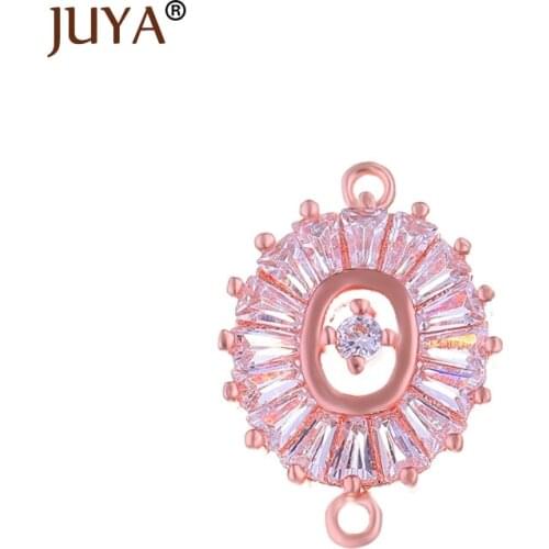 Fashion luxury Austrian crystal rhinestone connectors for jewelry making diy bracelets necklace earring accessories parts