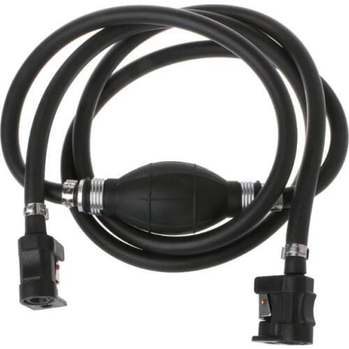 New Fuel Line Hose Outboard Boat Engine Petrol Tank Connectors Kit For Yamaha Motor Black