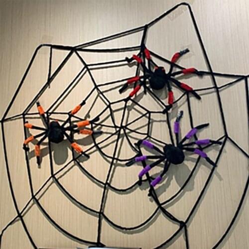 Stretchy SpiderWeb Halloween Cobweb Terror Party Decoration Bar Haunted House Halloween Spiders Web Halloween Decorations