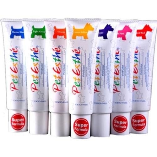 Pet Esthé Vivid Color 140g Dog Cat Grooming Products Pet Grooming Hair Coloring Dye Cream