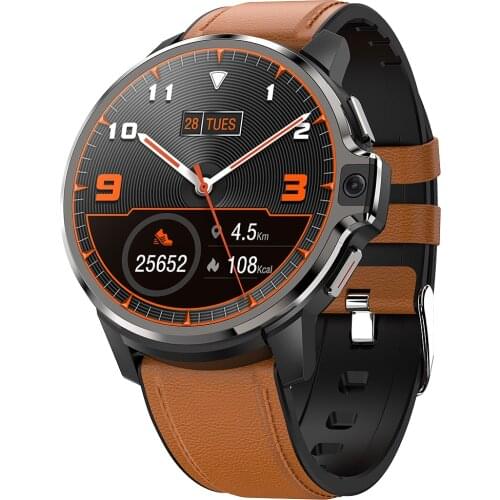 2021 4G Smartwatch DM30 RAM 4GB ROM 64/128GB Smart Watch Android 9.1 GPS Wifi Dual System Face ID 1050Mah Battery 1.6 Inch HD
