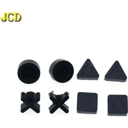 JCD Replacement Silicone Bottom Rubber Feet Pads Cover Cap For Sony PS4 Pro Slim Console Anti-slip Rubber Bottom Feet Pad Set