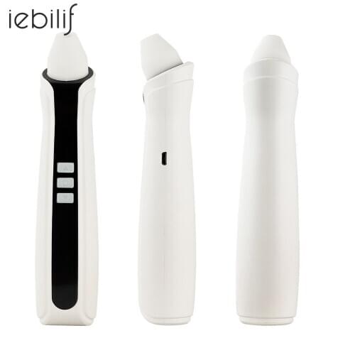 Blackhead Remover Nose Face Deep Pore Cleaner Vacuum Suction Cleanser with 1080P 500x Microscope WIFI Camera 3 Suction Heads