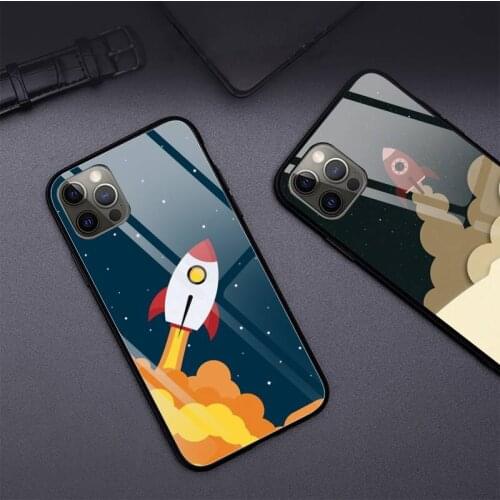 Aircraft plane airplane Aircraft Helicopter Phone Case Glass For iPhone 12Pro Max Mini 11 Pro XR XS MAX 8 X 7 6S 6 Plus SE case