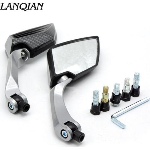 Universal 8MM 10MM motorcycle rearview Side mirror For SUZUKI bandit 600 1200 BMW C600 C650 SPORT HONDA CBR 600 F2,F3,F4,F4i