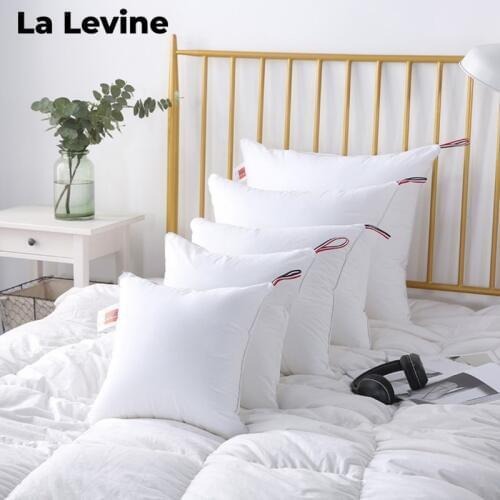 Cotton Cushion Pillow Cushion Core White Soft Neck Head Pillow Feather Fabric Filler Health Cushion Pillow Hotel Home Decor