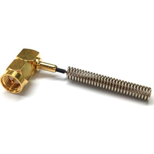 10pcs 433mhz 433 mhz Walkie-Talkie Antenna 3dbi Internet Smart UAV Traversing Spring Aerial 4.6cm Woth Sma Male Connector