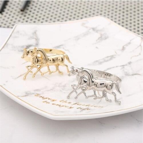12PCS European napkin buckle creative metal napkin ring hotel model room alloy Christmas napkin ring