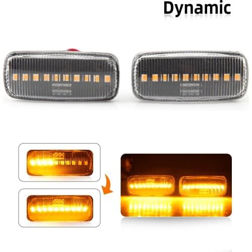 2pcs Led Dynamic Side Marker for Jeep Patriot Grand Cherokee Compass LED Flashing for Chrysler 300C Turn Signal Lamp Repeater