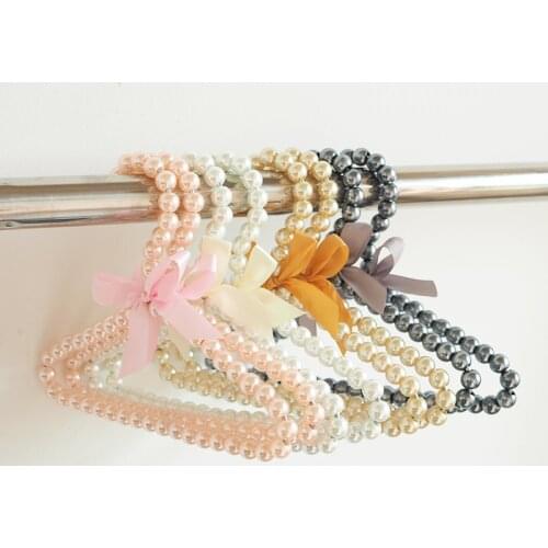 3/5/10PCS/lot 14CM 20CM 30CM Top Quality Baby Hangers For Clothes Kids Pearl Plastic Hanger Child Clothes Rack Pet Dog Hangers