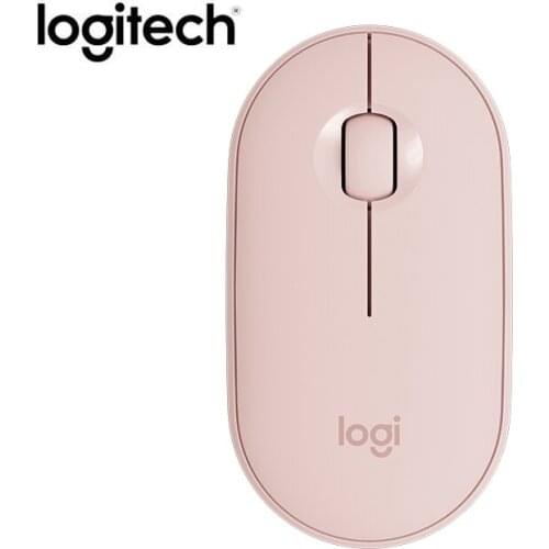 Logitech Pebble Wireless Mouse with Bluetooth or USB - Slim Computer Mouse for iPad, Laptop