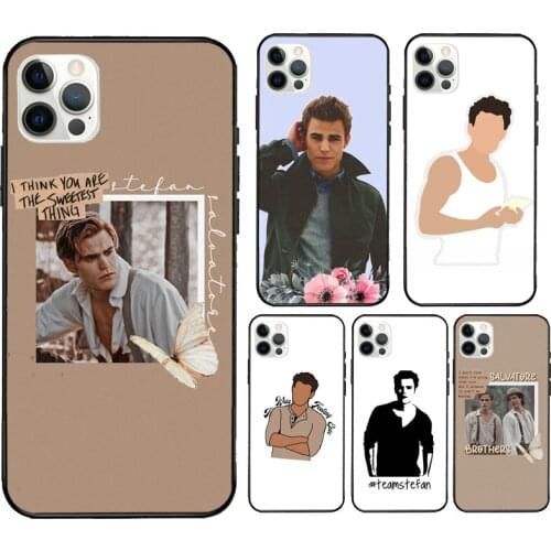 Stefan Salvatore The Vampire Diaries Phone Case For iPhone 11 Pro Max 12 mini 6S 7 8 Plus X XS Max SE 2020 XR Cover Coque