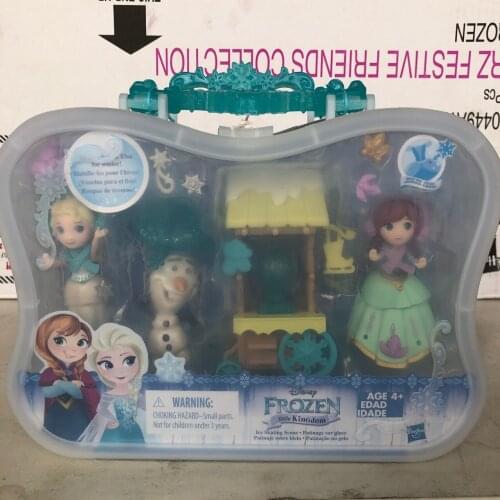 Hasbro SMALL DOLL STORY PACK AST Frozen Mini Character Story Set Anna and Aisha Olaf Toy Set