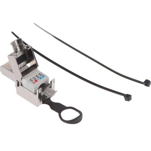 8P8C RJ45 Connector Compatible with Cat6/Cat6A/Cat7/Cat8 Termination Plug