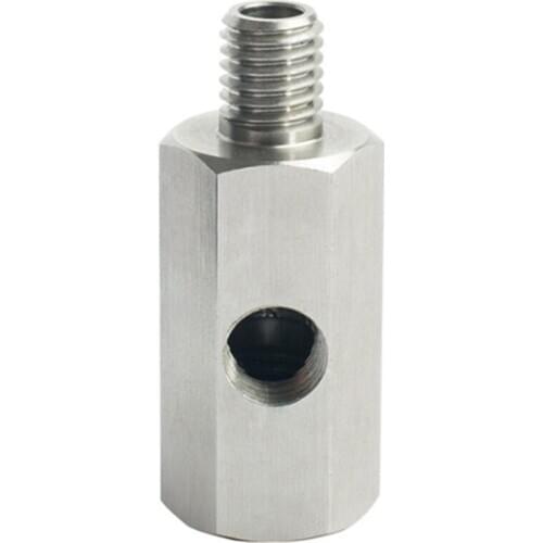 Metric Adapter Oil Pressure Sensor 1/8 inch NPT Female X M10 M10X1.5 Male & Female Tee