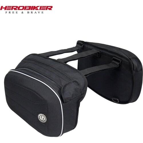 HEROBIKER Motorcycle Bag Side Bag Motorcycle Riding Travel Bags Moto Tail Luggage Suitcase Saddle Bag