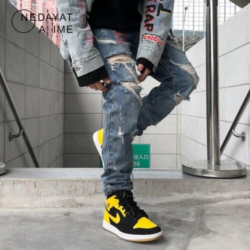 Мужские обтягивающие джинсы NEDAYATAIME China At AliExpress