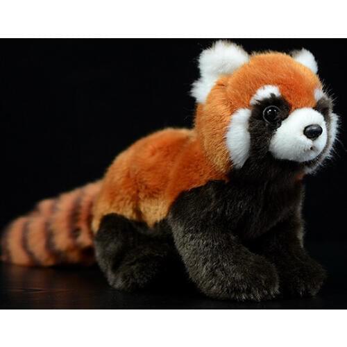 New 1PC 23cm Realistic Toy Red Panda Bear Cat Lifelike Soft Toys Plush Lesser Panda Doll for Kids Gifts