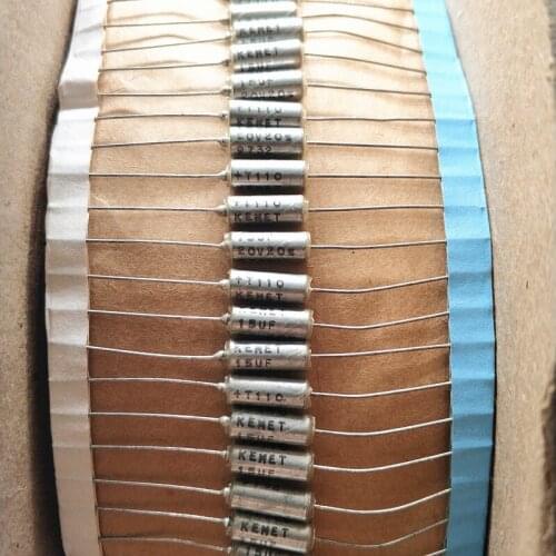 5pcs Original T110 Series 20V 15uF 20% Axial Tantalum Electrolytic Capacitor