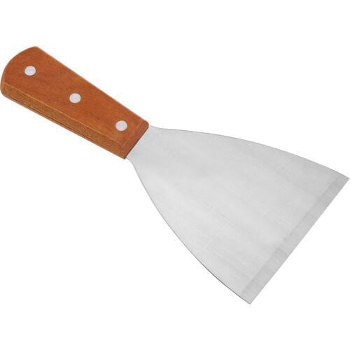 Outdoor StainlessSteel Non-Stick Heat-Resistant BBQ Grill Beafsteak Spatula Turner Cooking Kitchen Restaurant BBQ Grill Spatula