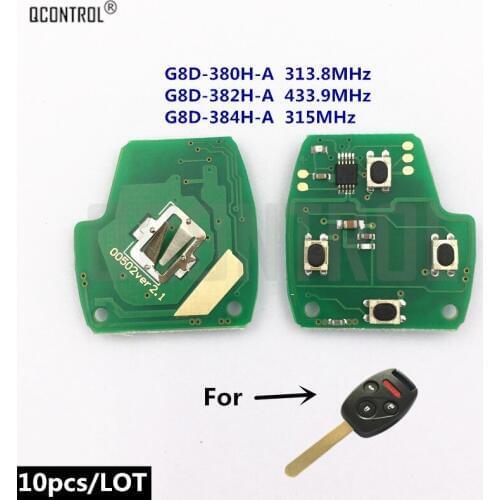 QCONTROL Car Remote Key Circuit Board for Honda for Accord Element CR-V HR-V Fit City Jazz Odyssey Shuttle Civic
