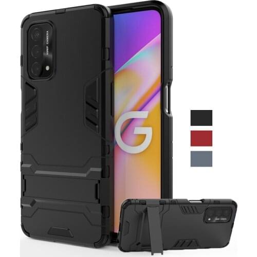 For Oppo A93 5G Case Cover Shockproof Bumper Robot Bracket KickStand Armor Back Cover For Oppo A93 5G Phone Case For Oppo A93 5G