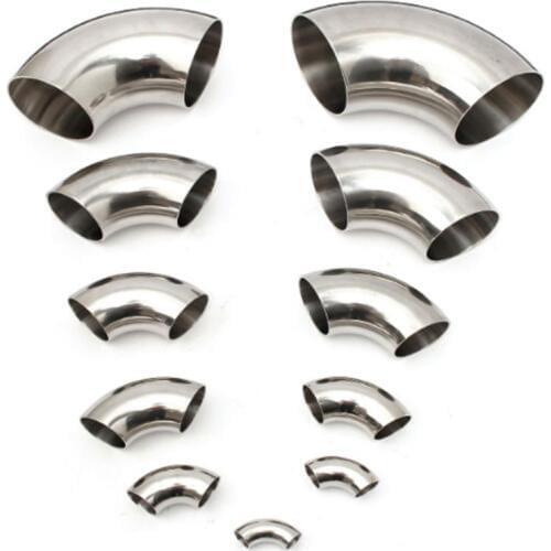 Weld Elbow 90 degree Stainless Steel 304 Sanitary Pipe Fitting Homebrew 1/2" 3/4" 1" 1.25" 1.5" 2"