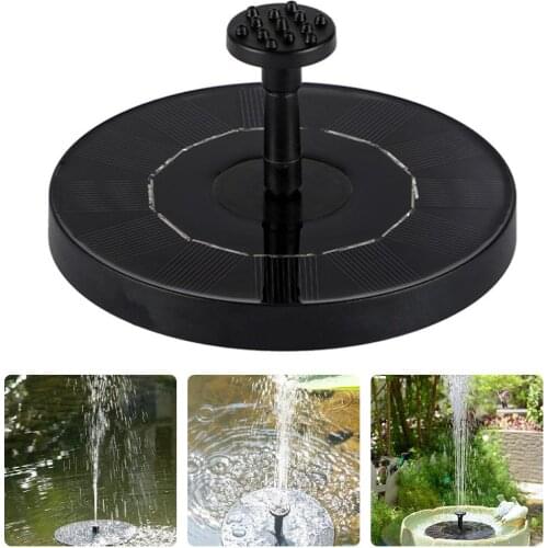 In-stock Mini 1.8W Solar Fountain Pump Solar Powered Bird Bath Fountain Pump For Pond Pool Garden Aquarium