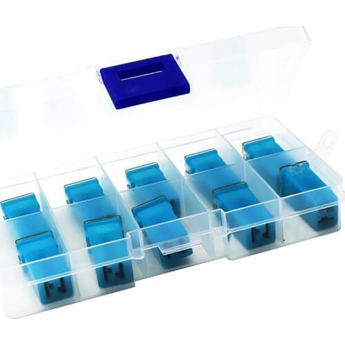 10pcs Jcase Long Foot Square Insert Female Fuses 20A, 130*70*25mm