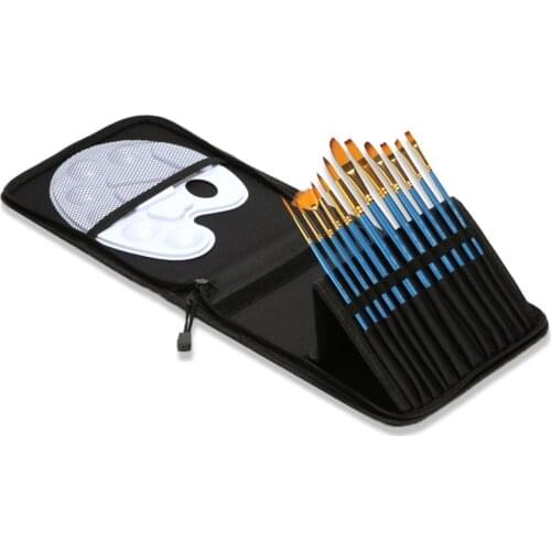 10 pcs Professional Paint Brushes Different Shape Nylon Hair Artist Painting Brush For Acrylic Oil Watercolor Art Supplies