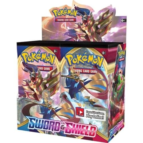 324Pcs/box Pokemon Cards Tcg Sword & Shield 36 Pack Trading Game Collection Cards Kids Toy