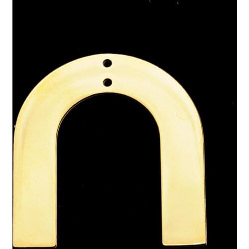 5pcs/lot 100% Stainless Steel Inverted U-shape DIY Earring Pendant Charm Wholesale Jewelry Necklace Making Charms