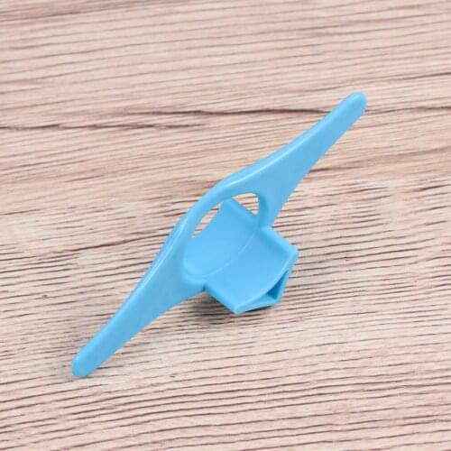 5pcs Thumb Book Page Holder Finger Ring Book Markers for Books Stationery Gifts (Blue)
