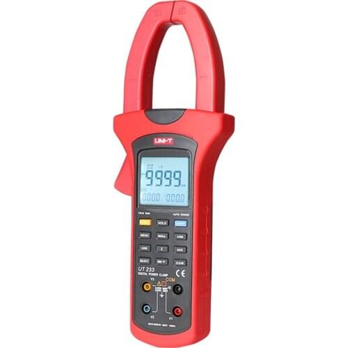UNI-T UT233 Digital Power Quality Clamp Multimeter,&Analyzer, True RMS 3-Phase Power Active Reactive