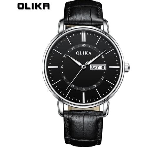 Hot 2021 New Explosion Olga Mens Watch with Calendar Quartz Watch Fashion Waterproof Shi Ying Watch Luxury Watch Men Gifts