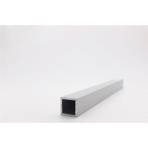 20mm*20mm*2mm square tube aluminum alloy hollow pipe rectangle straight duct vessel 100/200/300/400/500/550mm length